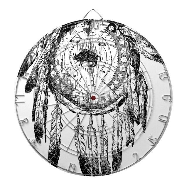 Tablero De Dardos Ornament nativo americano (Frente)
