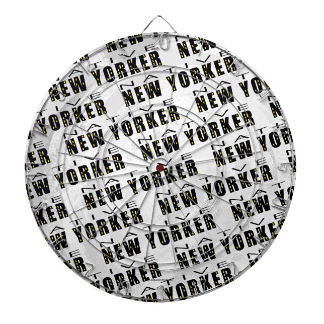 Tablero De Dardos Padrão Nativo de Nova York (Frente)