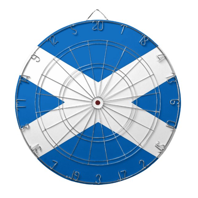 Tablero De Dardos Painéis com bandeira da Escócia (Frente)