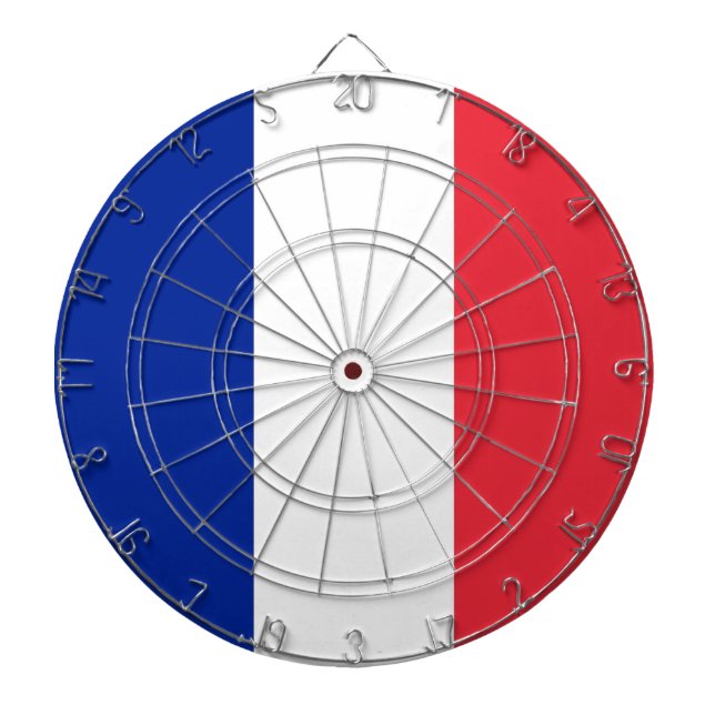 Tablero De Dardos Painéis com bandeira da França (Frente)