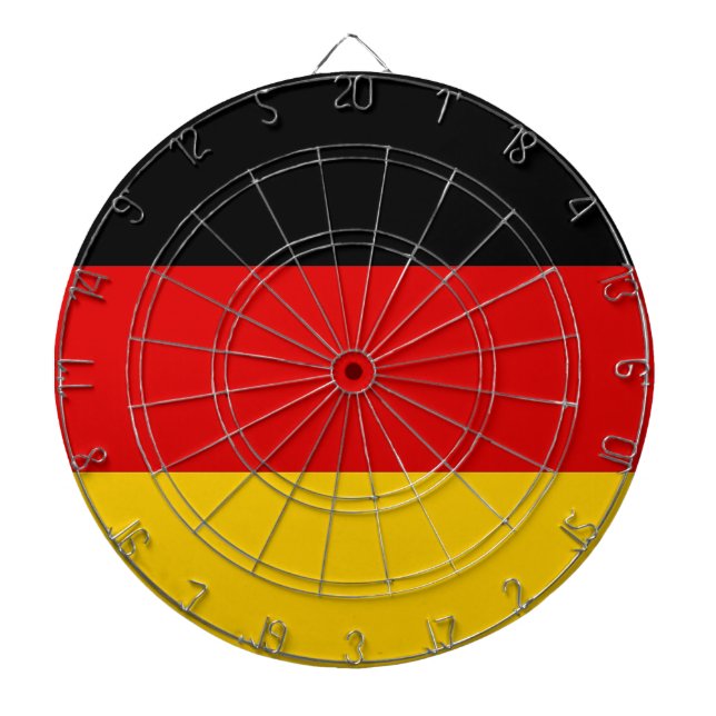 Tablero De Dardos Painel com Bandeira da Alemanha (Frente)