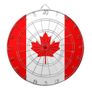 Tablero De Dardos Painel com Bandeira do Canadá