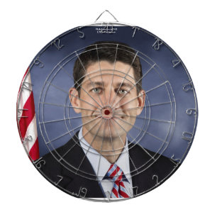 Tablero De Dardos Painel de Dardos do Paul Ryan Engraçado por Rick L