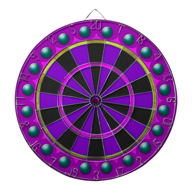 Tablero De Dardos Paixão Roxo (Dartboard) (Frente)