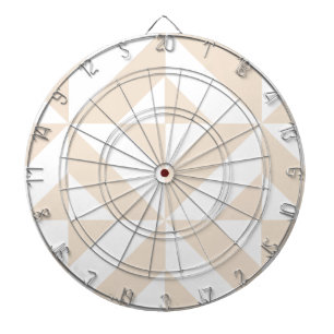 Tablero De Dardos Pale Beige Geométrico Deco Cube Padrão