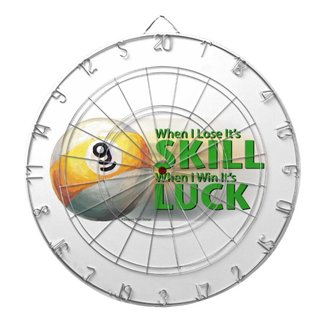 Tablero De Dardos Perder Skill Ganhou 9 Bola da Sorte (Frente)