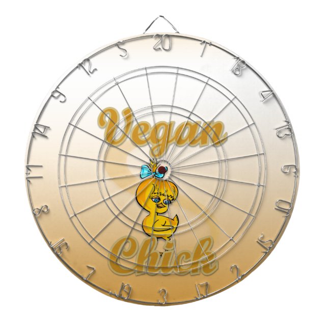 Tablero De Dardos Pintinho Vegan (Frente)
