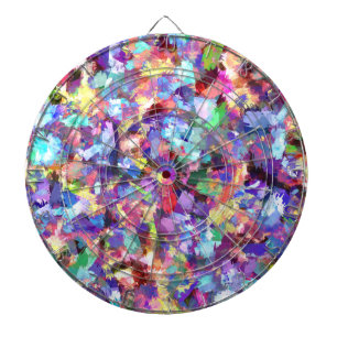 Tablero De Dardos Pintura com cor