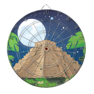 Tablero De Dardos Pirâmide Aztec