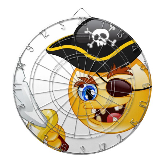 Tablero De Dardos pirata emoji (Frente)