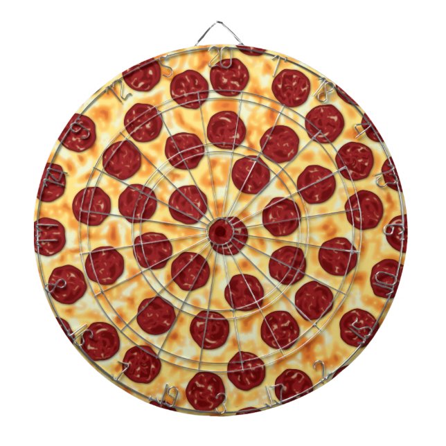 Tablero De Dardos Pizza Pepperoni (Frente)