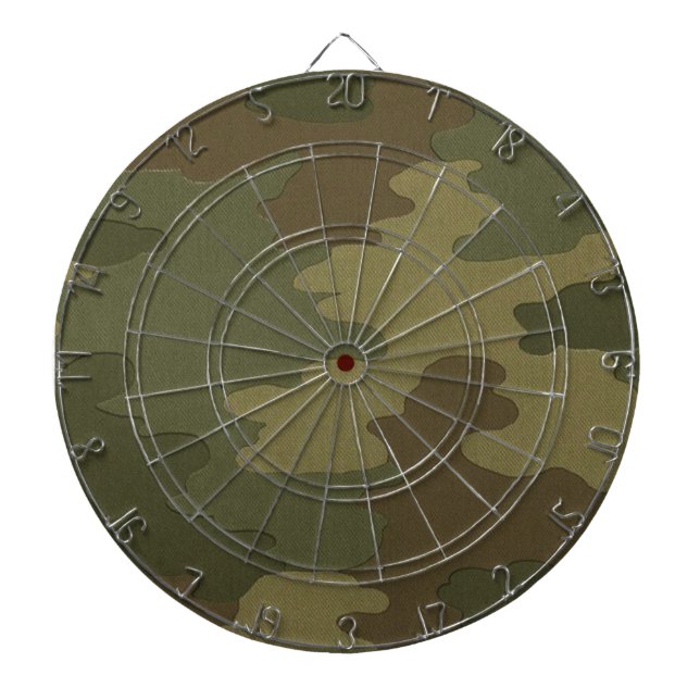 Tablero De Dardos Placa Dark Camouflage Dart (Frente)