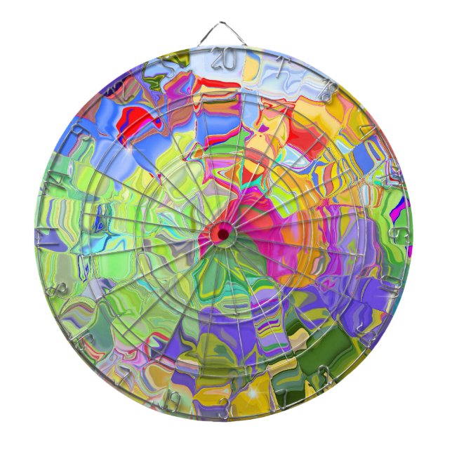 Tablero De Dardos Placa Dart de Cores Líquidas (Frente)