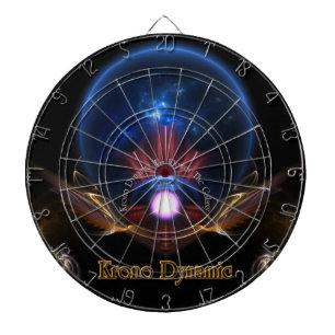 Tablero De Dardos Placa Dart Fractal Dinâmica do Krono