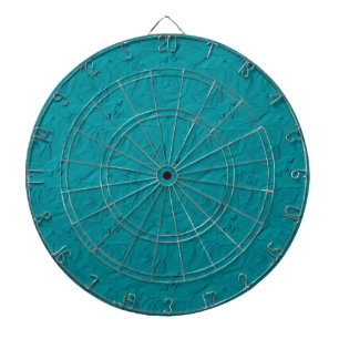 Tablero De Dardos Placa DART Teal de Rosas em relevo