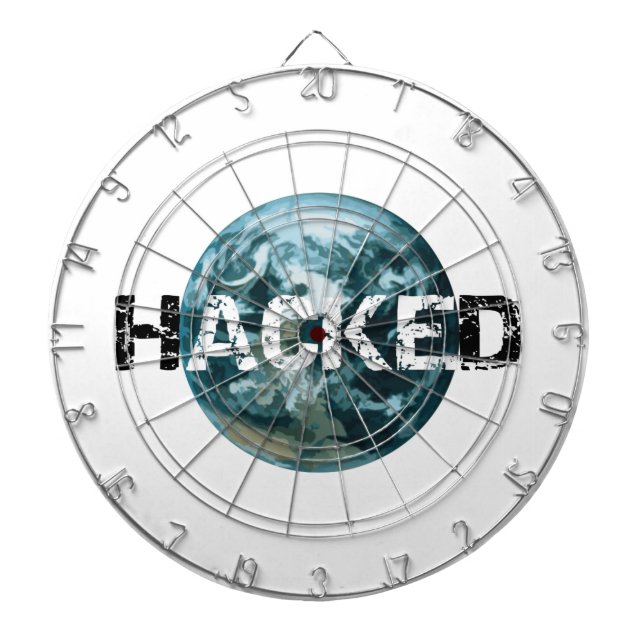 Tablero De Dardos Planeta Hackeado Terra (Frente)