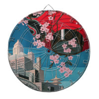 Poster de viagens Japonês Tokyo Vintage