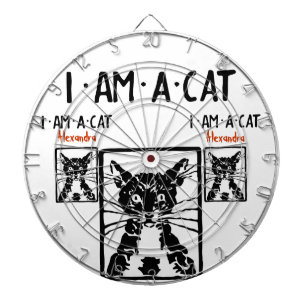 Tablero De Dardos Presentes de Gato Negro