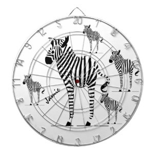 Tablero De Dardos Presentes de Zebra Lovers