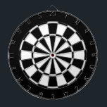 Tablero De Dardos preto e branco<br><div class="desc">preto e branco.</div>