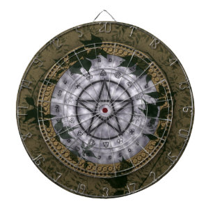 Tablero De Dardos Quadro de Dartagem do Pentágono Magic Antigo