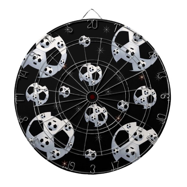 Tablero De Dardos Quadro de Futebol do Espaço (Frente)