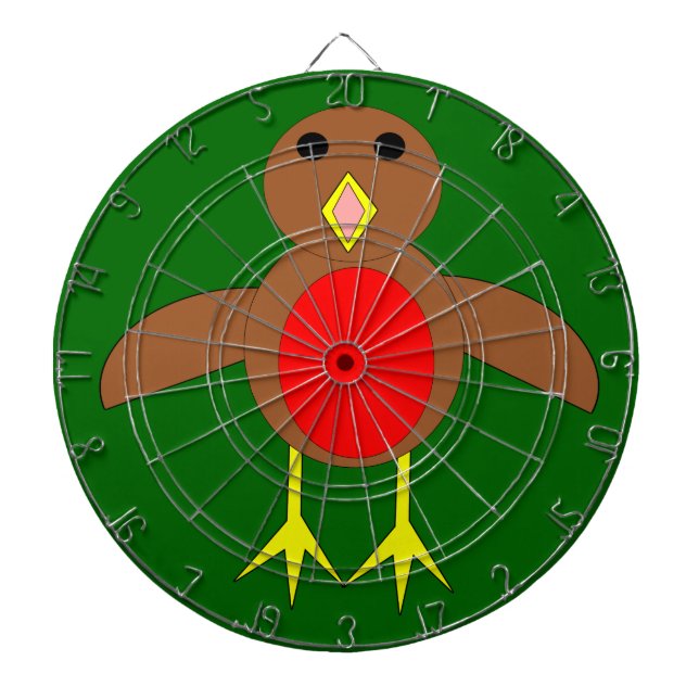 Tablero De Dardos Quadro Robin Dart de Natal (Frente)