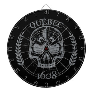 Tablero De Dardos Quebec patriota 1608 grunge metal SIM