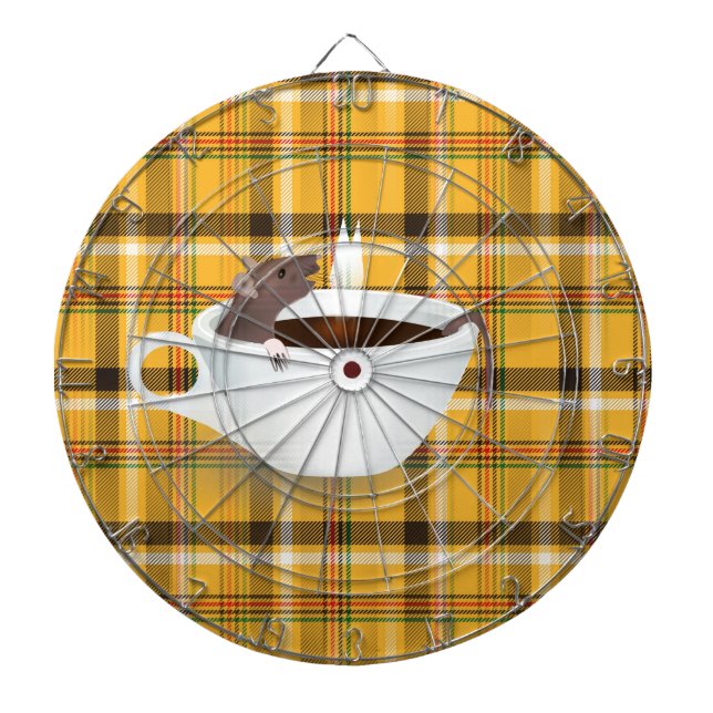 Tablero De Dardos rato de café (Frente)