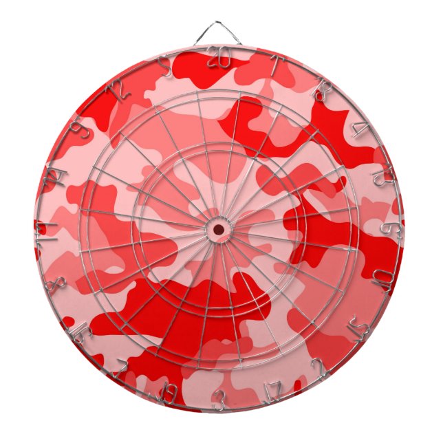 Tablero De Dardos Red Camo Dartboard (Frente)