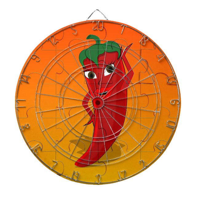 Tablero De Dardos Red Pepper Diva Jigsee Quebra-cabeça (Frente)
