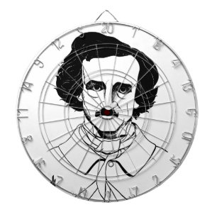 Tablero De Dardos Retrato de Edgar Allan Poe