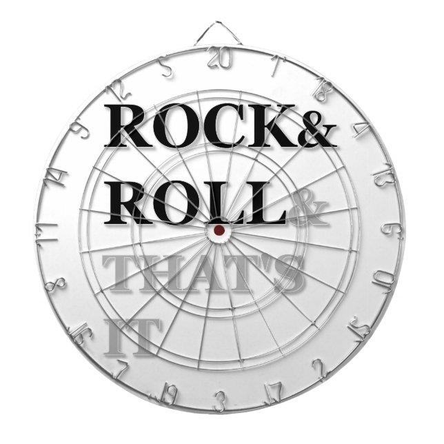 Tablero De Dardos Rock and Roll E é isso (Frente)