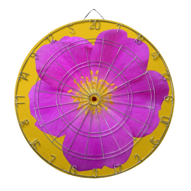 Tablero De Dardos Rosa selvagem 2 (Frente)