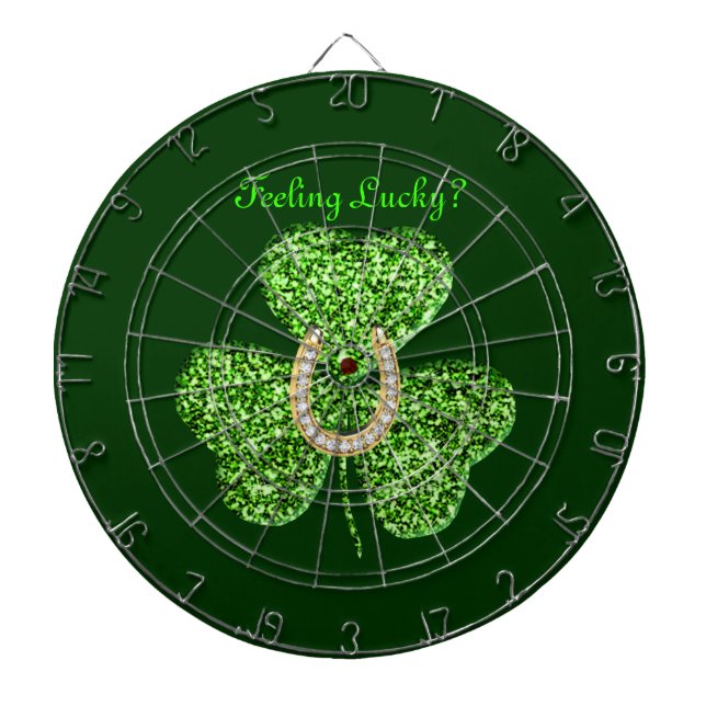 Tablero De Dardos Shamrock and Horserraded Dart Board (Frente)