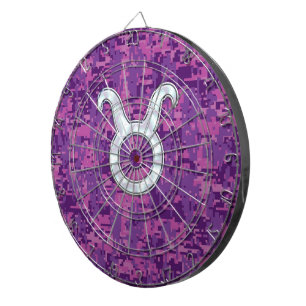 Tablero De Dardos Sinal do zodíaco do Taurus da madrepérola em