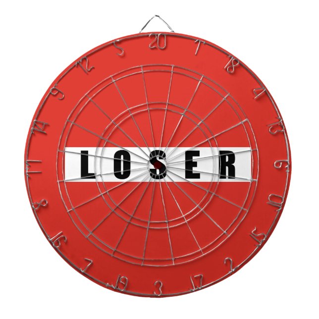 Tablero De Dardos Sinal proibitório LOSER (Frente)