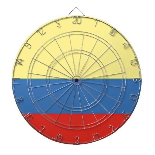 Tablero De Dardos Sinalizador Colômbia (Frente)