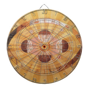 Tablero De Dardos Sistema Solar Copernicano Antigo, Astronomia Vinta