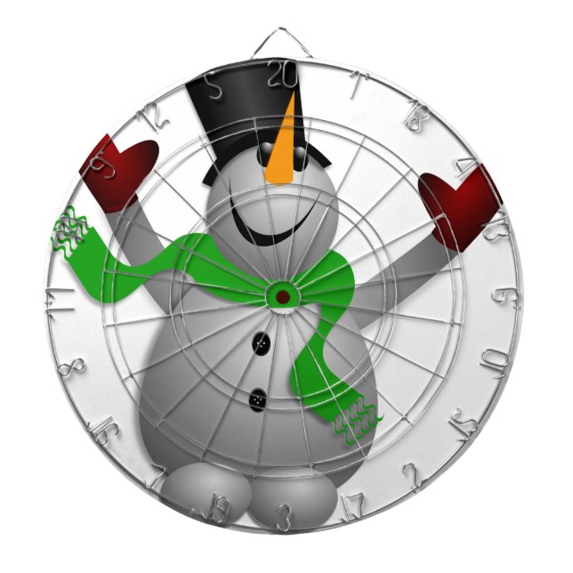 Tablero De Dardos Snowman (Frente)