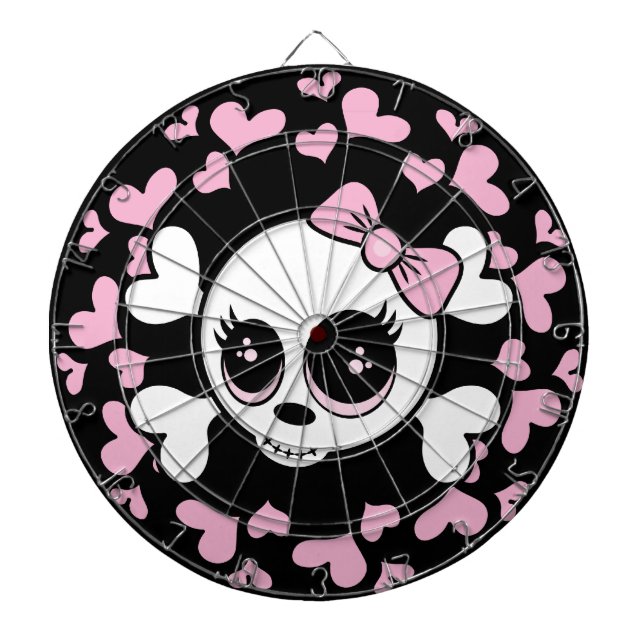 Tablero De Dardos Sweetheart Skull (Frente)