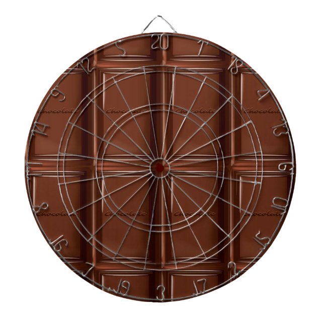 Tablero De Dardos Tablete de Chocolate ao Leite (Frente)