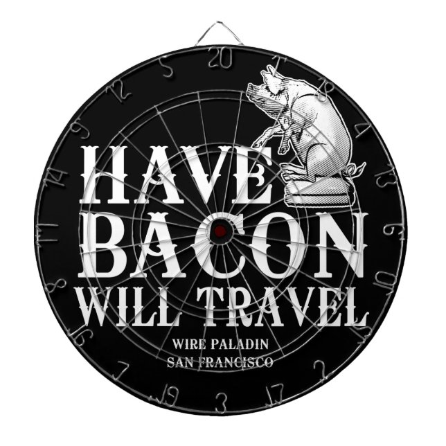 Tablero De Dardos Tenha Viagem Bacon (Frente)