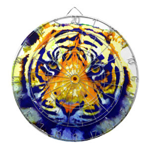 Tablero De Dardos Tiger Eyes Pop Art