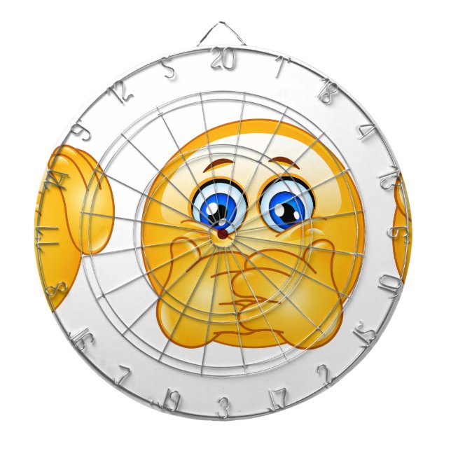 Tablero De Dardos três emojis sábios (Frente)