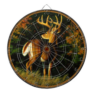 Tablero De Dardos Troféu Whitetail Deer Buck Hunting
