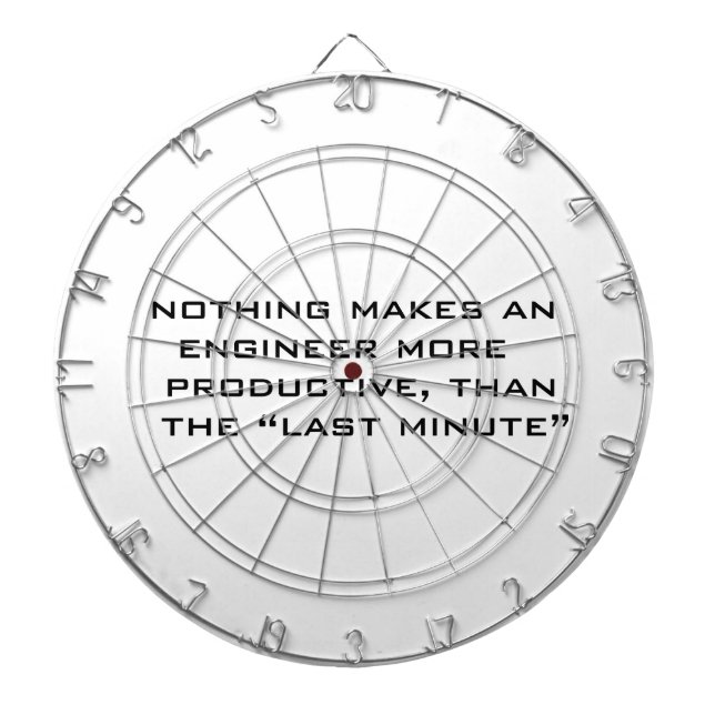 Tablero De Dardos Último minuto (Frente)