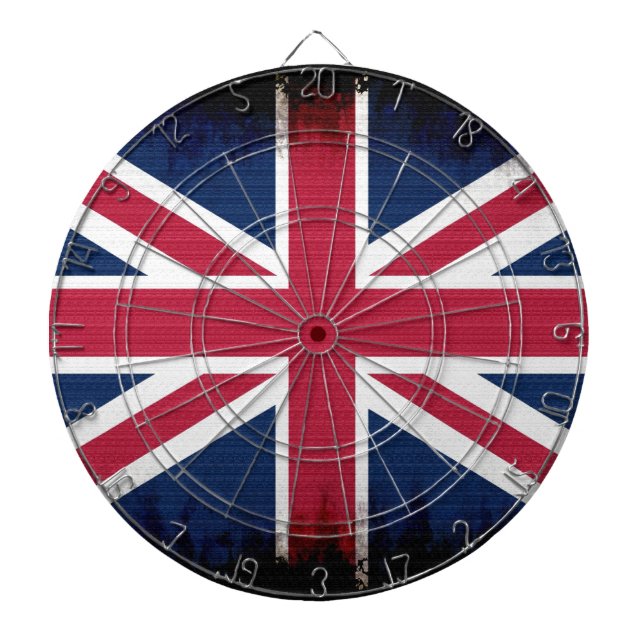 Tablero De Dardos União Britânica - União de bandeira - Jack Patriót (Frente)