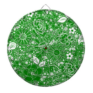 Tablero De Dardos Verde Beleza Botânica