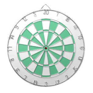Tablero De Dardos verde e branco da hortelã